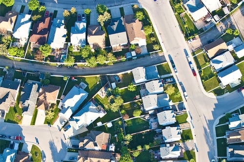 Reidential streets