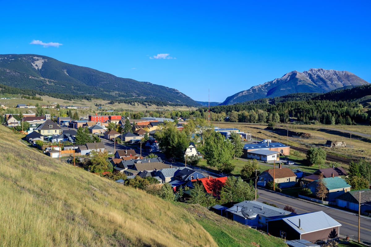 Small Alberta Municipality in the foothills