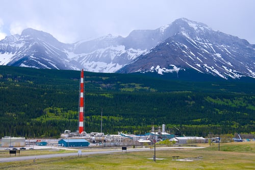 Oil well pad site