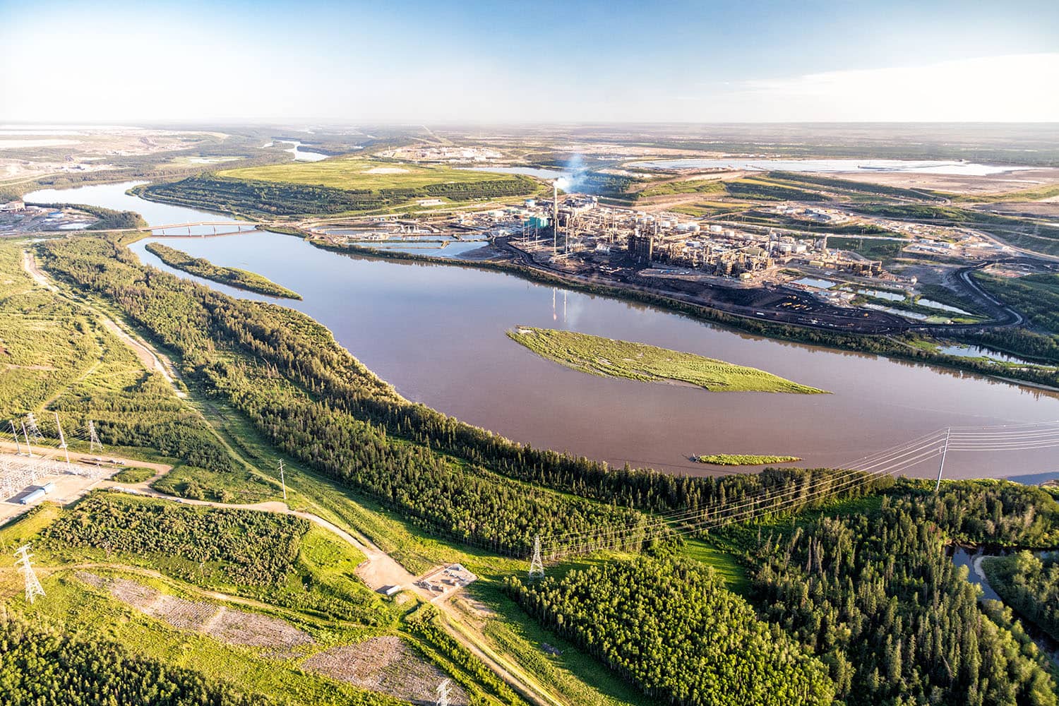 Ariel image of an Alberta Municipality