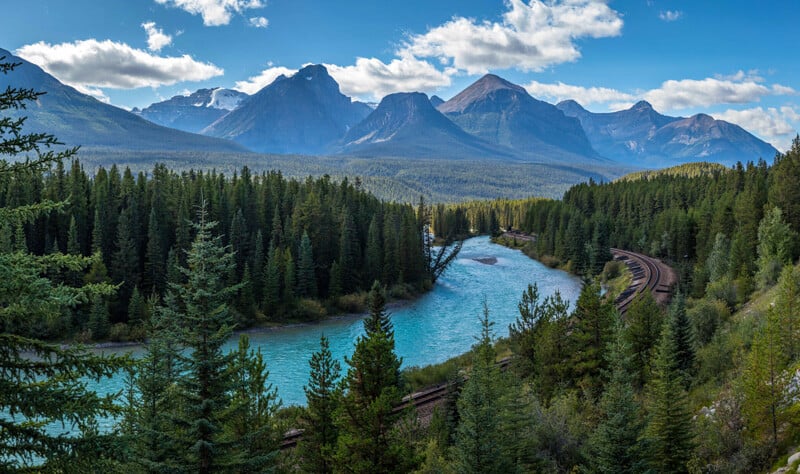 Alberta Rocky Mountains and a river